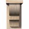 Ekena Millwork Ridgewood Smooth Corbel w/Backplate, Douglas Fir, 5 1/2"W x 10"D x 10"H COR06X10X10RID01SDF - alternate 4